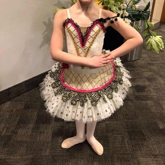 Black, gold and pink ballet tutu - Picture 3 of 3